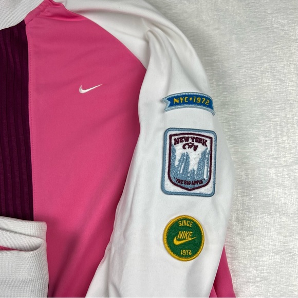 Vintage Y2K Nike NYC Track Jacket Pants Set Womens Large - Picture 3 of 10